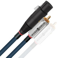 WIREWORLD  Luna™ 10 Audio Interconnect Cable- RCA - XLRM
