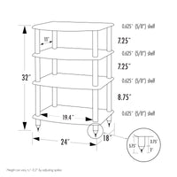 Pangea Audio Vulcan 4-Shelf Audio Rack
