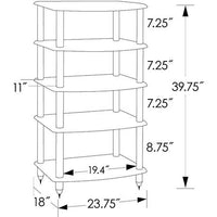 Pangea Audio Vulcan 5-Shelf  Rack